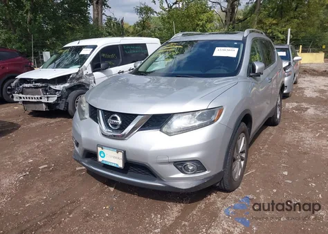 2015 Nissan Rogue Sl z USA, uszkodzony, nr VIN 5N1AT2MV5FC751126